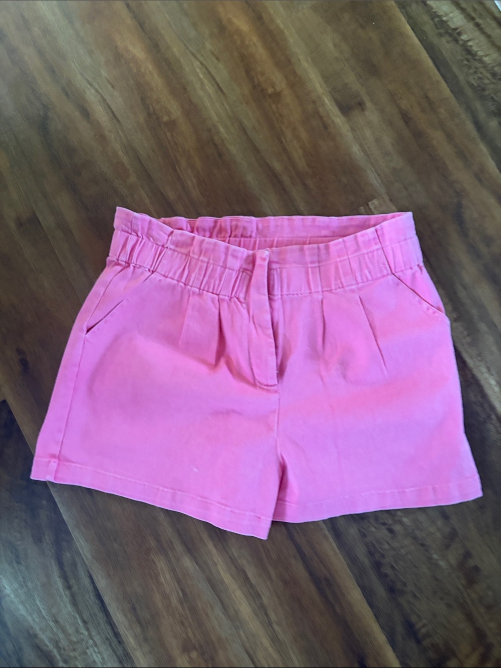 Skies Are Blue Pink Elastic-Waist Girls' Shorts